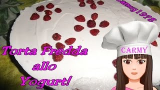 Ricetta torta fredda allo yogurt simil torta cameo [upl. by Jed]