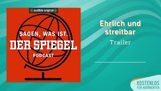 Trailer Sagen was ist Der SPIEGELPodcast  Audible Original Podcast [upl. by Sidoeht323]