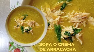 CremaSopa de Arracacha o Apio Recetas Con mamá [upl. by Nilhsa]