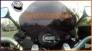 Yamaha FZ6  Fazer 6 Top speed  250 kmh Maksimum Hız Denemesi [upl. by Surazal]