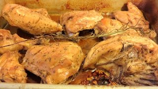 Healthy Rosemary  Lemon Chicken for Diabetics but good for all from Amber of VA Awesome dish [upl. by Natsirk]