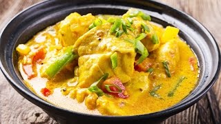 How To Make a Thai Fish Curry [upl. by Nwonknu]