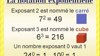 La notation exponentielle [upl. by Releehw]