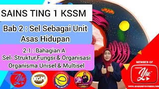 SAINS TINGKATAN 1  21 ORGANISMA UNISEL DAN MULTISEL  KSSM  sainsf1 [upl. by Iggie]