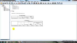 Spss Tek Örneklem t Testi [upl. by Stanfill]