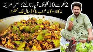 Traditional Authentic Mango pickle recipe  10 Years Life [upl. by Rice]