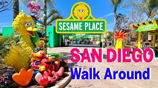 Sesame Place San Diego 2022 Walk Around POV 4K [upl. by Hcir420]