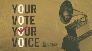 GRAMMY Voting Season Is Here  Your Vote Your Voice [upl. by Trakas579]