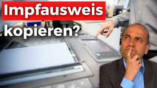 3G  Darf der Arbeitgeber den Impfausweis kopieren [upl. by Nohshan]