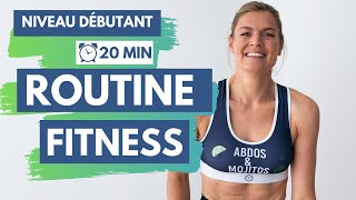 Routine FITNESS Débutant 🏋🏼‍♀️ 20 MIN FULL BODY [upl. by Yebot]