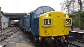 East Lancs Railway  40s at 60 Event  EE Class 40 60th Anniversary  13th April 2018 [upl. by Zzahc]