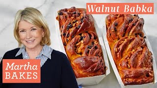 Martha Stewart Makes Breads Bakery’s Famous Walnut Babka  Martha Bakes Recipes  Martha Stewart [upl. by Soneson100]