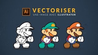 TUTO VECTORISER UNE IMAGE OU UN LOGO AVEC ILLUSTRATOR [upl. by Eciuqram287]