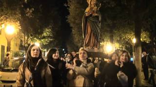 Gricignano CE  La processione di Santa Lucia [upl. by Mandler]