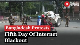 Bangladesh Protests Internet Blackout Continues following clashe [upl. by Roots839]