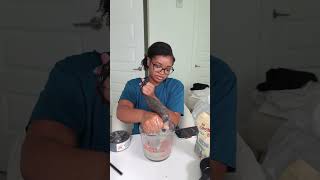 I used Naptural85 recipe Unfortunately this gel flakes so bad diy naturalhair [upl. by Auberon728]