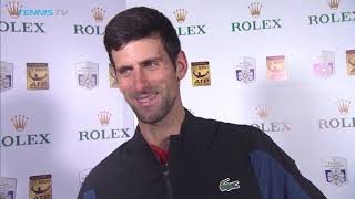 Djokovic quotThe Second Set Was Perfectquot [upl. by Krock]