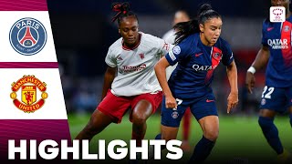 Paris Saint Germain vs Manchester United  Highlights  UEFA Womens Champions League 18102023 [upl. by Gittle]