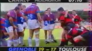 FCG  STADE TOULOUSAIN 14 DE FINALE 1993 PROLONGATIONS RUGBY 33 [upl. by Aneelad453]