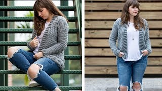 Crochet the Everyday Cardigan Sweater [upl. by Nyleimaj]