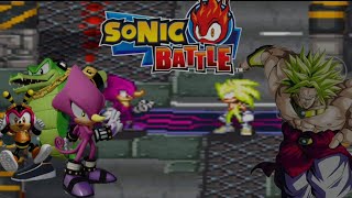 Team Chaotix Espio Vs Legendary Super Sonic in Sonic Battle [upl. by Eibbed]