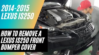 20142016 Lexus IS250 Front Bumper Removal  ReveMoto [upl. by Htebzil]