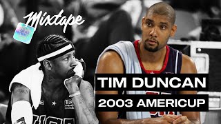 Tim Duncans RARE FOOTAGE 🚨  The Big Fundamental at 2003 FIBA AmeriCup 🫡 [upl. by Ebneter599]