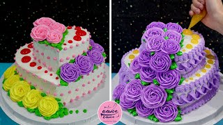 Top 1000 Heart Cake Decoration Compilation For Valentine’s Day [upl. by Aeuhsoj]