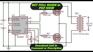 DIAGRAM 12v To 220v Inverter Circuit Diagram Pdf [upl. by Dean]