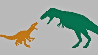 Velociraptor vs Daspletosaurus [upl. by Sal]