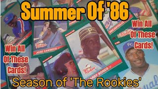 The Baseball Rookies of 1986 and the most anticipated baseball card set in history [upl. by Enywtna]