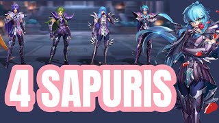 EQUIPO DE SAPURIS FT AFRODITA SAPURI  SSA KOTZ [upl. by Wolfie]