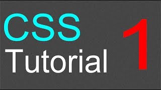 CSS Tutorial for Beginners  01  Introduction to CSS [upl. by Idnerb12]