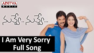 I Am Very Sorry Full Song II Nuvve Nuvve Movie II Tarun Shreya [upl. by Annavoj]