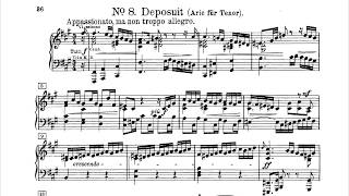 Bach  Deposuit potentes practiceaccompanist track in F minor at 120 bpm [upl. by Nelac]