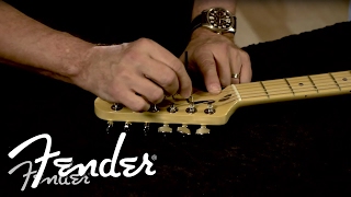 How To  Truss Rod Adjustment  Fender [upl. by Magnuson]