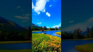 At Kananaskis Golf Course Just love Rocky mountains 🇨🇦 [upl. by Shipp]