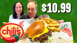 Chilis Big Smasher Burger  Best Meal Deal [upl. by Yelrak]