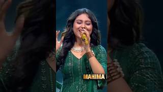 Main Pal Do Pal Ka Shair Hoon  Mahima Bhattacharya 🥰❣️🎵  indian idol 14 performance shorts [upl. by Hnacogn809]