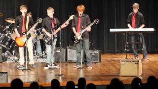 Thunderstruck cover  Middle School Talent Show [upl. by Nos]