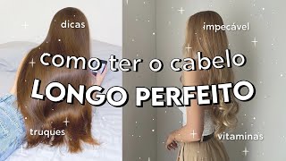 COMO FAZER O CABELO CRESCER RÁPIDO  15 DICAS PARA TER O CABELO GRANDE E BONITO produtos cuidados [upl. by Licec]