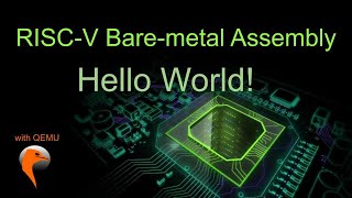 RiscV Assembler Hello World [upl. by Eedak]