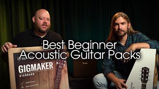 Best Acoustic Packs for Beginners  Fender FA115 Pack vs Yamaha Gigmaker F325D [upl. by Joycelin]