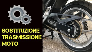 SOSTITUZIONE TRASMISSIONE MOTO ManEP02 [upl. by Esylle]