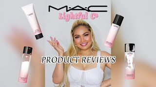 Achieve Young looking rosy and radiant skin using NEW Collection MAC Cosmetics Lightful C³ [upl. by Airdnola11]