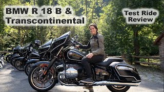 BMW Motorrad R 18 B amp Transcontinental  Test Ride Review of the new Big Bavarian Bagger 2022 [upl. by Christa77]