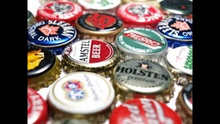 ♻️RECICLAJE DE TAPITAS DE CERVEZAS  IDEAS CREATIVAS🍺CAMAFEOS [upl. by Ennaul525]