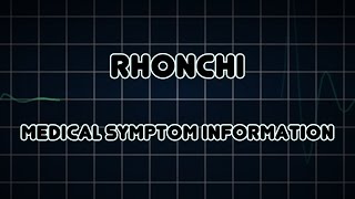 Rhonchi Medical Symptom [upl. by Arnst]