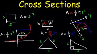 Volumes Using Cross Sections  Calculus [upl. by Mona]