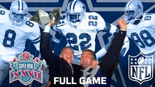 Super Bowl XXVII quotThe Start of a Dynastyquot  Dallas Cowboys vs Buffalo Bills  NFL Full Game [upl. by Etoile]